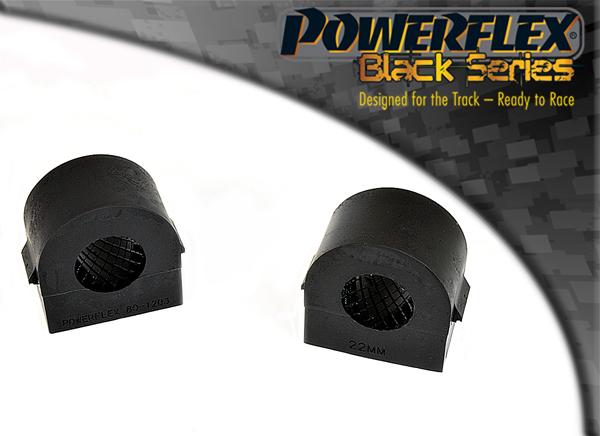 Front Anti Roll Bar Mounting Bush 22mm (2 Piece) ASTRA MODELS, black