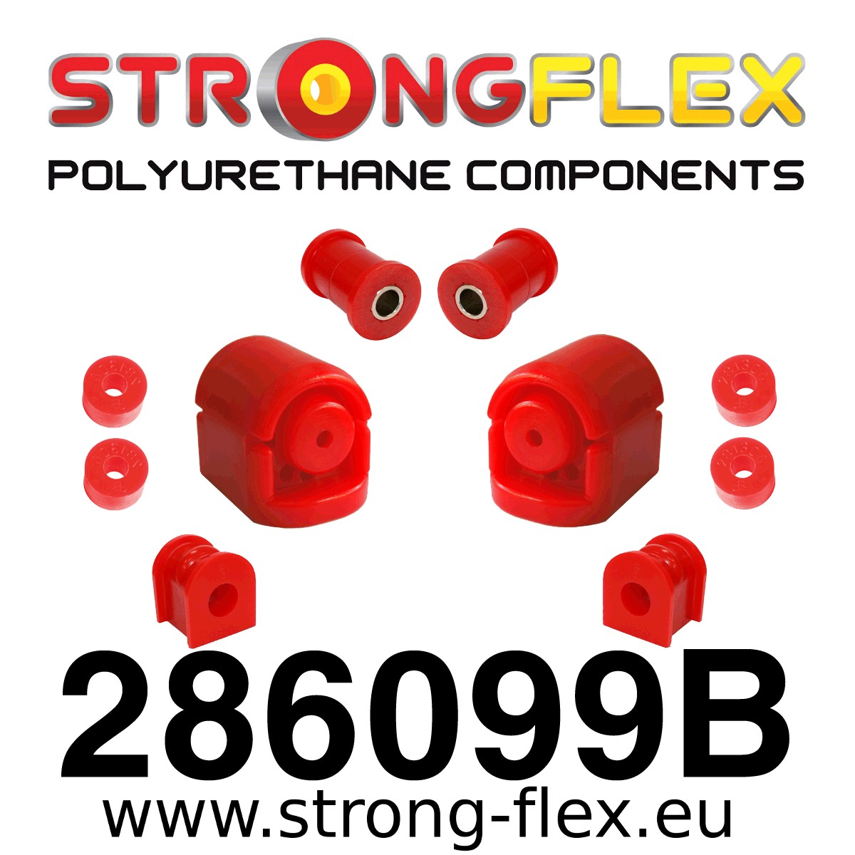 286099B: Set of front suspension polyurethane