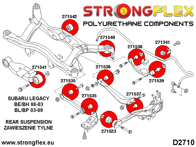 271541B: Rear diff front mounting bush