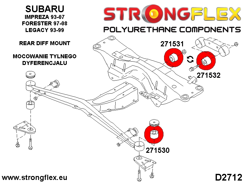 271531B: Rear diff mounting bush