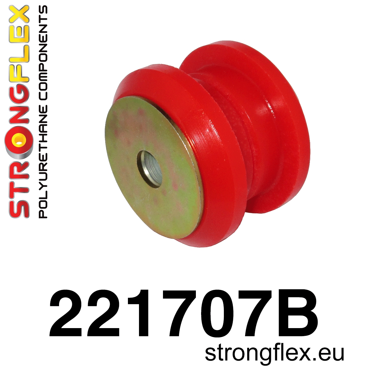 221707B: Bevestigingsbus achterbalk 52 mm