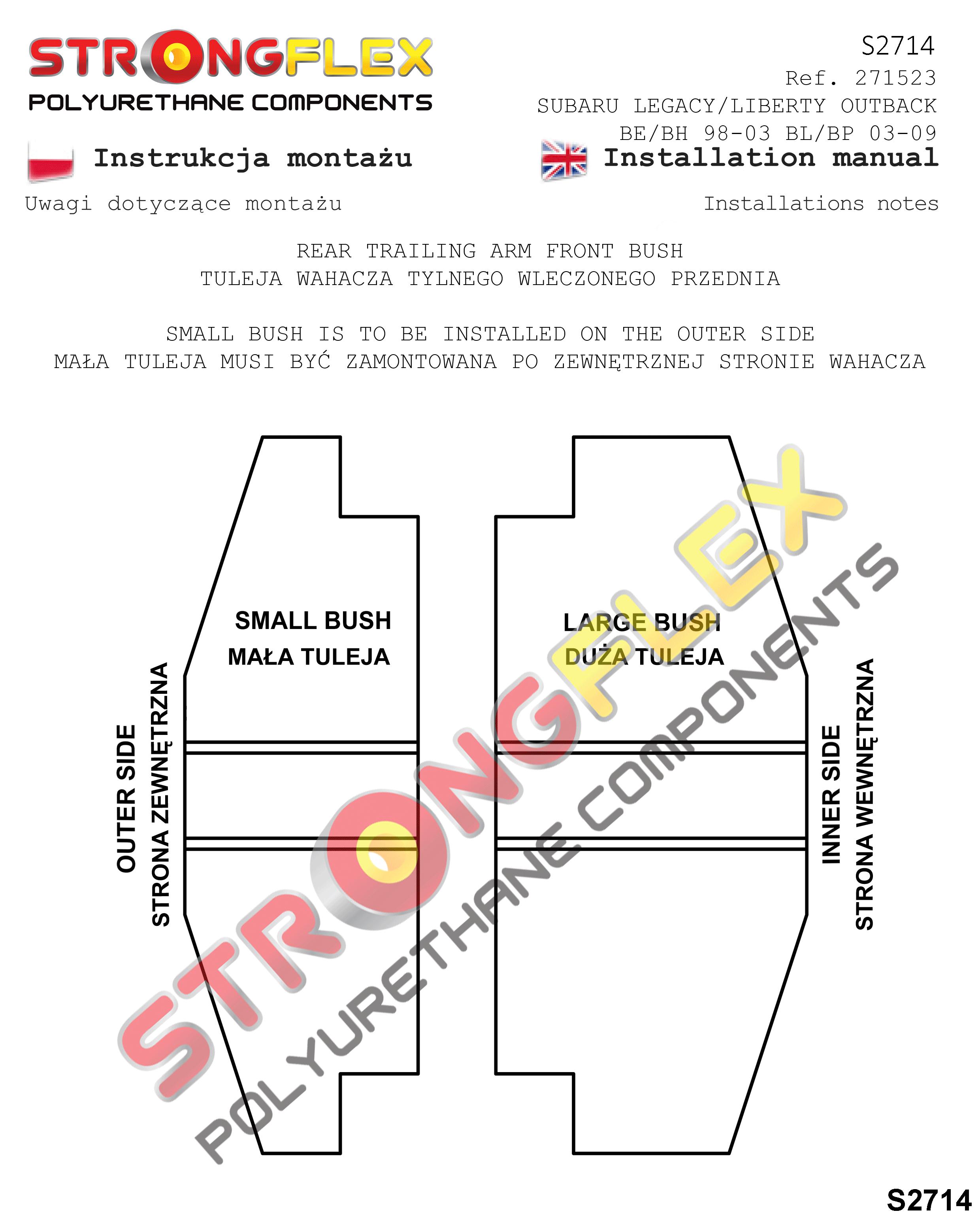 276159A: Kit volledige achterwielophanging SPORT