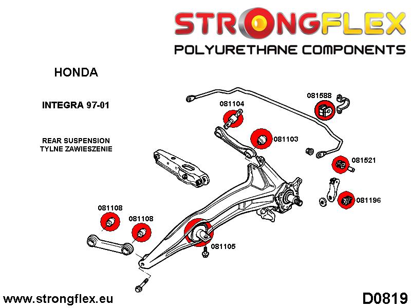 081588B: Rear anti roll bar bush