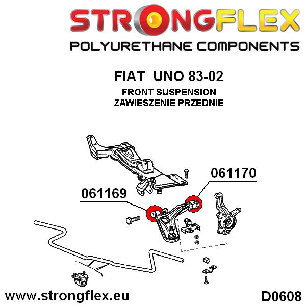 061170A: Front wishbone rear bush SPORT