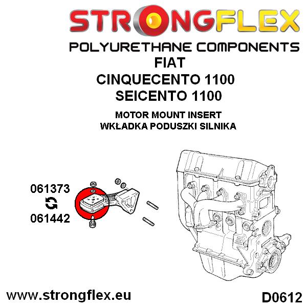 061373A: Motor mount inserts (timing gear side) SPORT