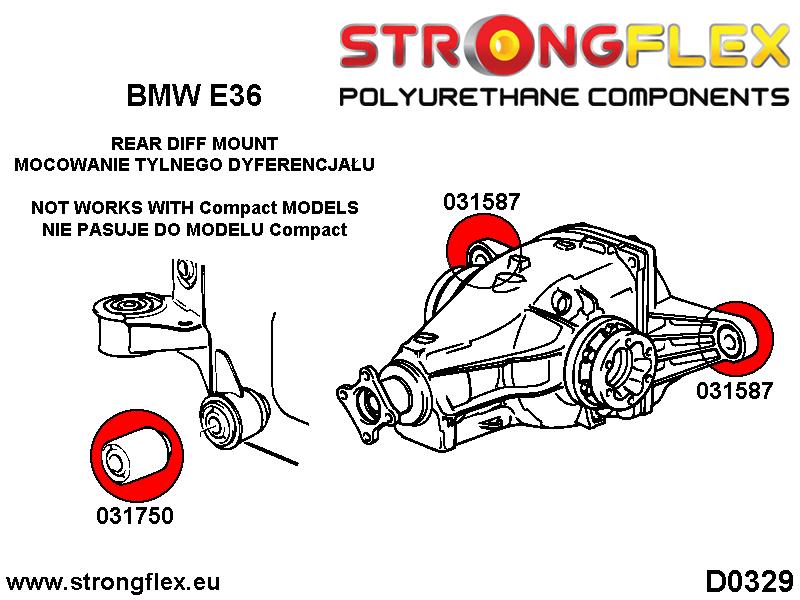 271146A: Front anti roll bar link bush SPORT