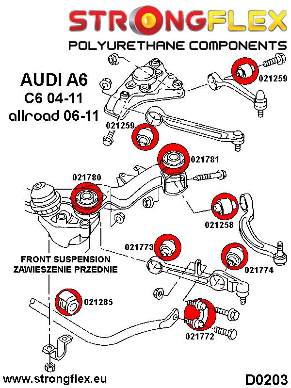 026210A: Full suspension bush kit SPORT