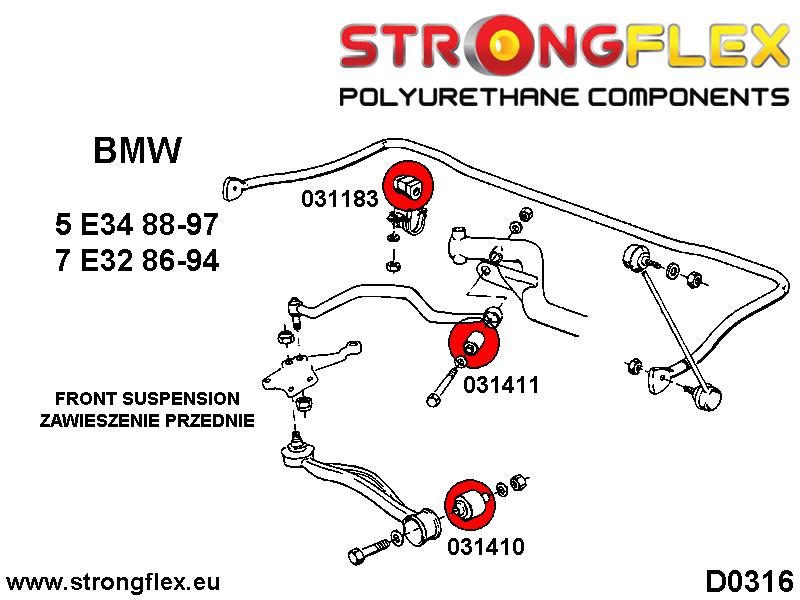 036171B: Front suspension bush kit