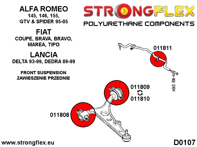 016244B: Full suspension bush kit