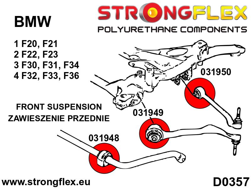 031949A: Front suspension - front bush SPORT