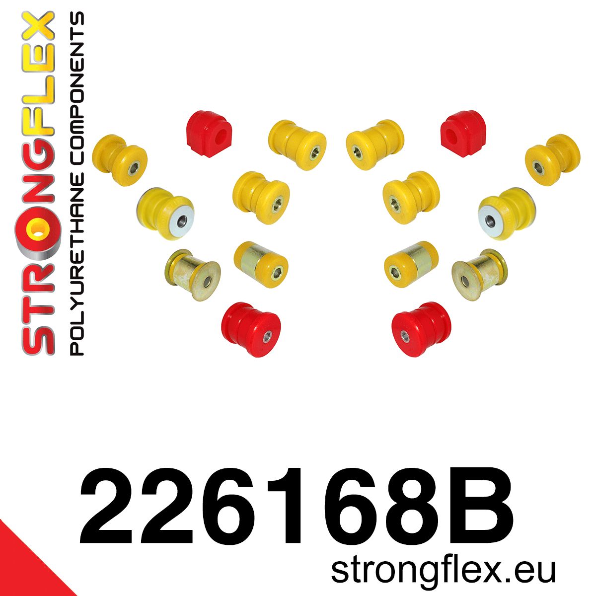 226168B: Rear suspension bush kit
