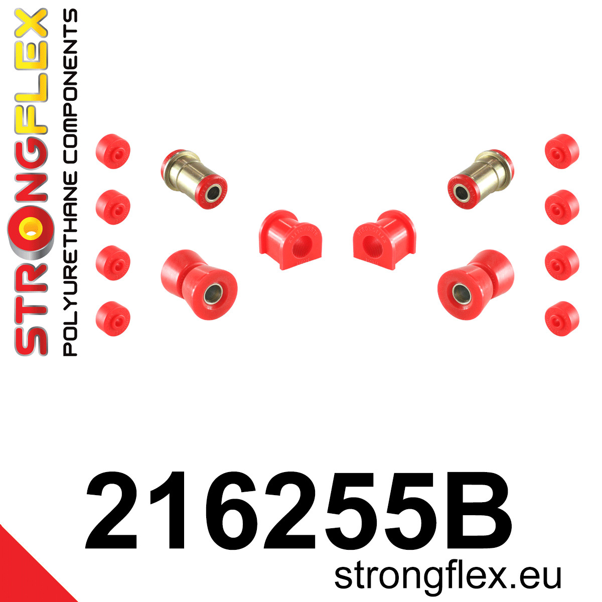 216255B: Busset voorwielophanging Toyota AE86 (83-87)