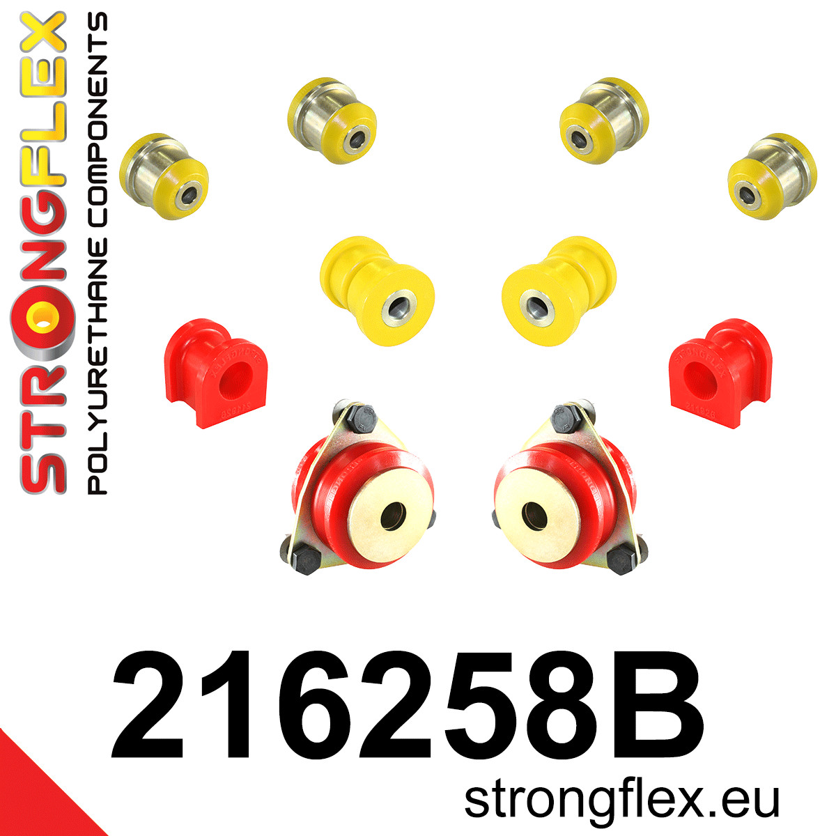 216258B: Front suspension bush kit