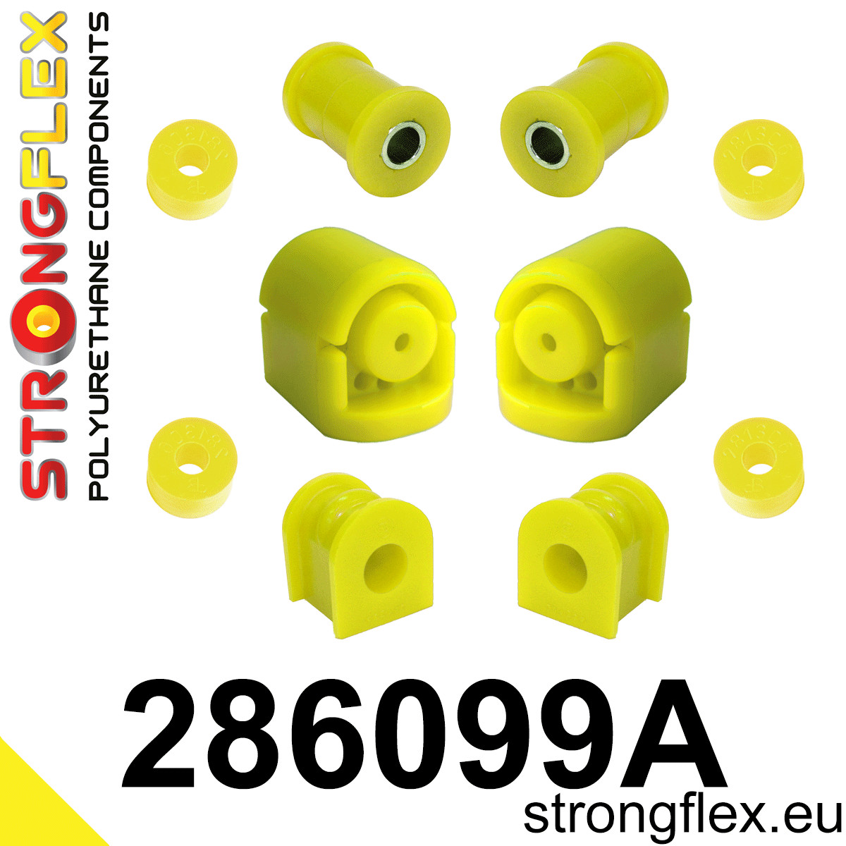 286099A: Set of voor onderstel polyurethane SPORT 19mm