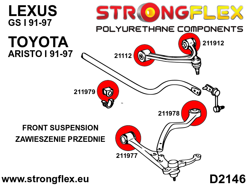 216266B: Full suspension bush kit