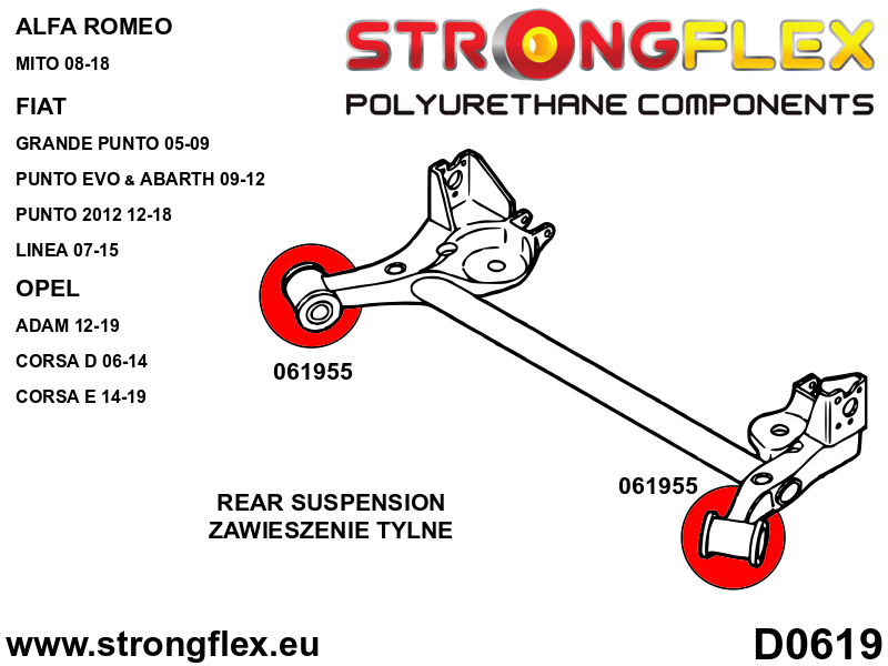 066040A: Full suspension bush kit SPORT