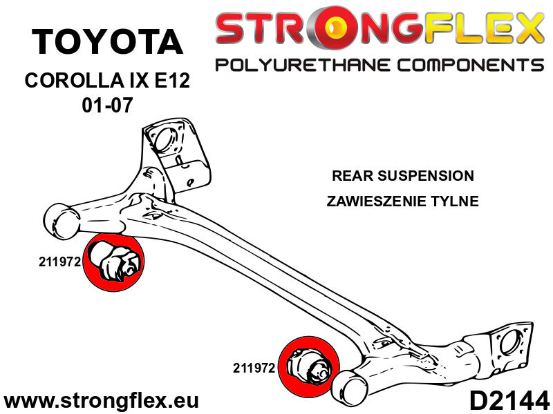 216265B: Full  Suspension bush kit