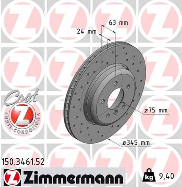Zimmermann Coat Z Sport (achteras) *30d/i- *50i (2st.)