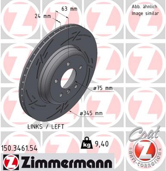  Zimmermann Black Z (rear axle) *30d/i- *50i