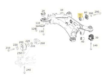 Differential bushing rear