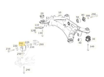 Differential bushing front