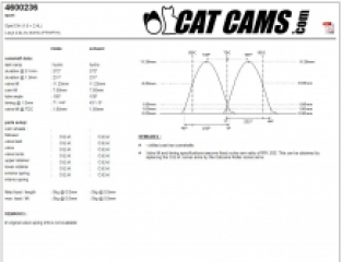 CATCAMS 272/272 Nokkenas CIH (1.6-2.4) Opel