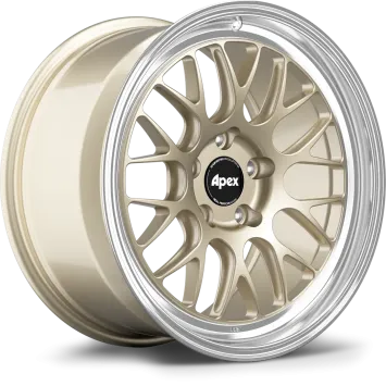 Apex ML-10RT forged aluminum rim (Motorsport gold) (18x9.5 ET35 5x120 72.56CB)
