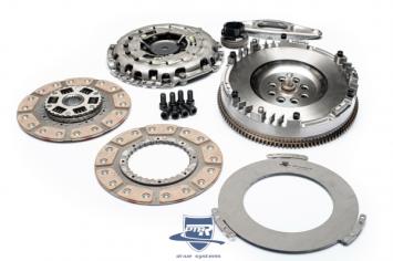Single-mass flywheel with dual cushioned organic clutch N54 -> 2008 / 8-bolt