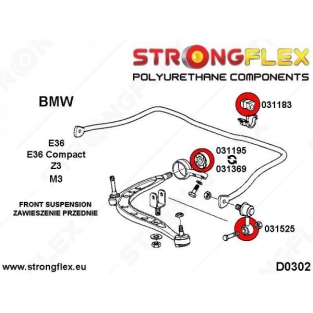 036105A: Full suspension bush kit SPORT