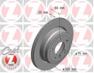 Rear brake discs Zimmermann 123d, 130i, E90 325i X1 E84