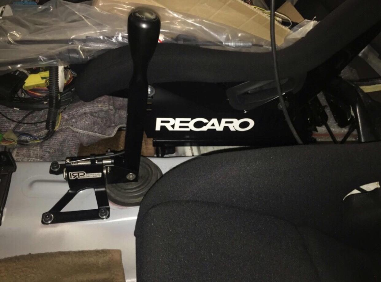 Korte shifter Honda Civic Integra CR-X del Sol V3 - Zwart met grijze knop