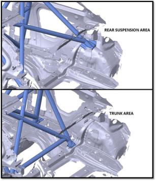 Clubsport cage BMW F87 M2 V2 + Belt bar (Bolt in cage)