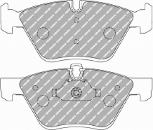 Remblokken voor DS2500 130i, 123d, Alpina D3