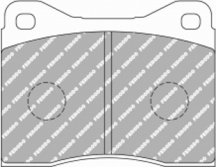 Ferodo DS2500 front brakepads FCP399