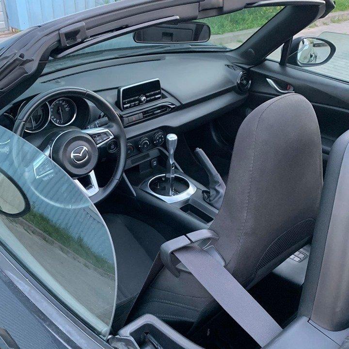 Short shifter Mazda MX-5 ND 6 speed gearbox - Black with blue button
