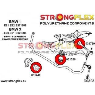 031526A: Front wishbone bush SPORT