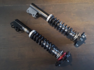 GAZ Porsche 944 monotube coilovers including springs and camber plates.