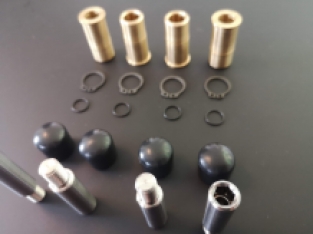 Brass brake bushes V2 (for standard calipers)