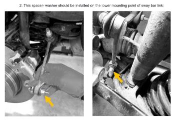 Achterste tweede remklauw adapter (beugel) BMW E8x, E9x IRP
