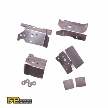 Rear subframe reinforcement plates for chassis BMW E46