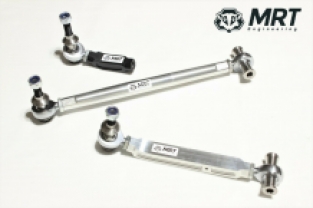 BMW E8X / E9X roll-center / anti-dive / bump steer verstelbare AW-7075 voor draagarm + spanarm + spoorstang kit