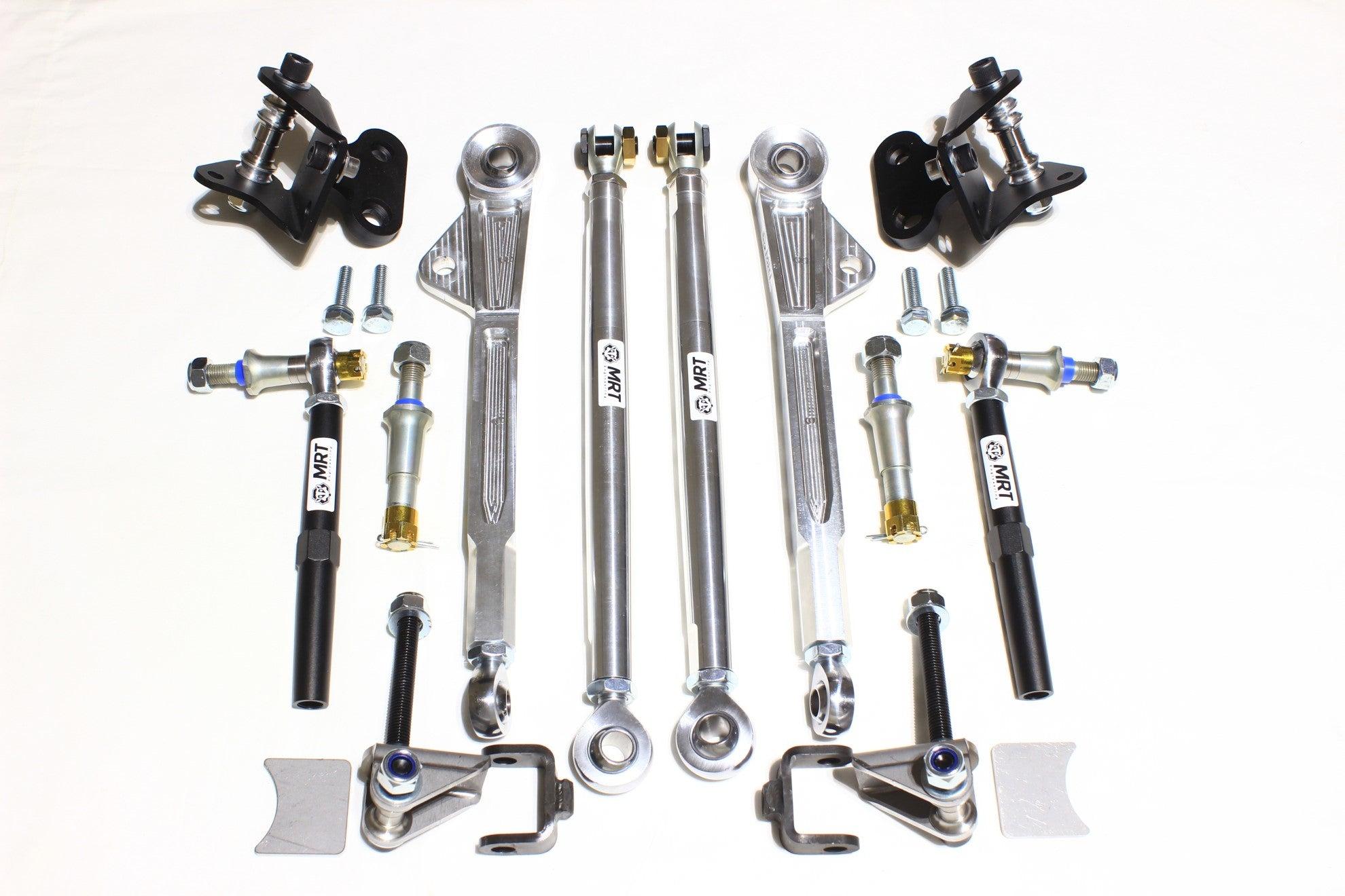 BMW E30 / E36 / E46 - RACE front control arms with roll-center / bump steer correction -kit - E36 non-M / Z3 non-M / E36 M3 / Z3M / E30 non-M / E30 M3 / +30mm (+60mm total)