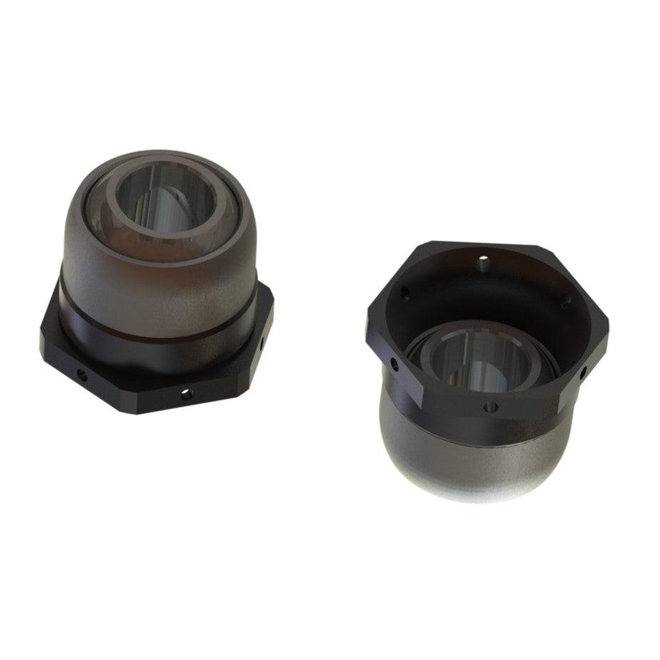 BMW E30 / E36 / E46 - RACE modular spindle (hardware) - Wheel bearing set E60 (with E36/E46 ABS ring)