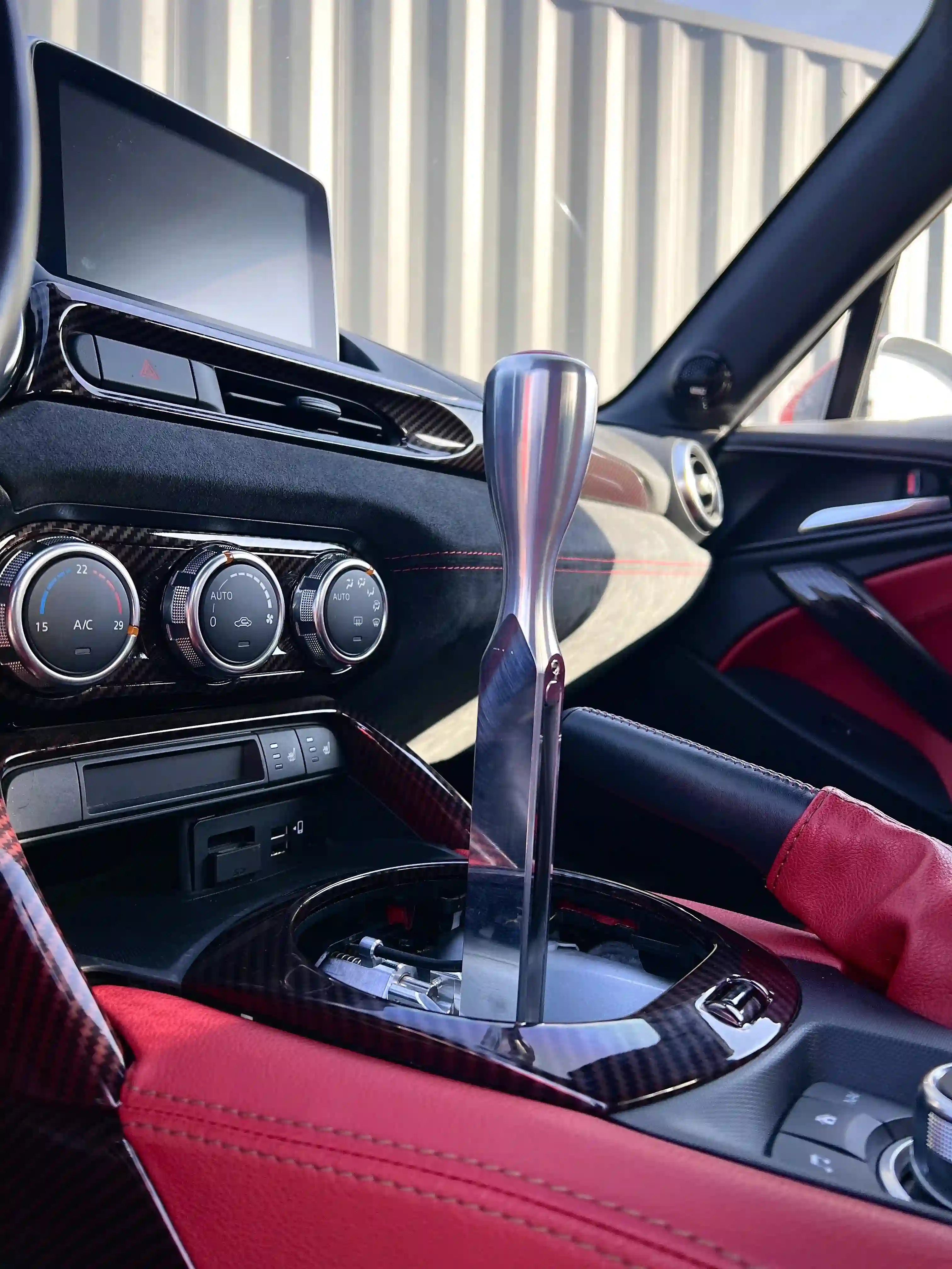 Shortshifter Fiat 124 Abarth - Zwart