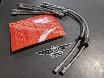 Goodridge stainless steel braided brake hose set