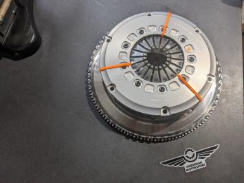 BMW M62 en S62 TTV 215mm enkelplaats race/drift clutch and flywheel