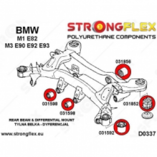 Differential suspension bushes 3 pcs