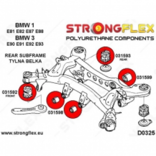 Differential suspension bushes 3 pcs