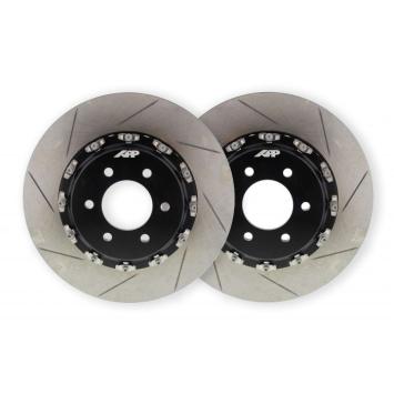 APP 2-piece floating 370mm front rotor set for the BMW M performance brakes