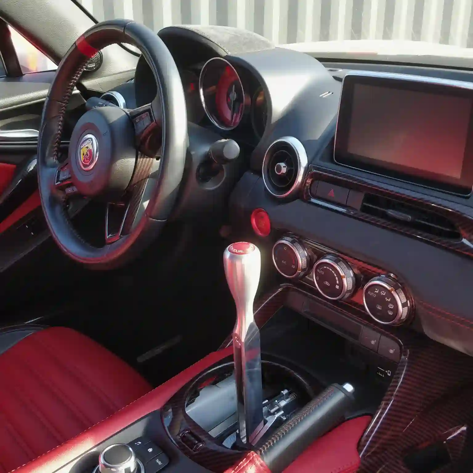 Shortshifter Fiat 124 Abarth - Zwart